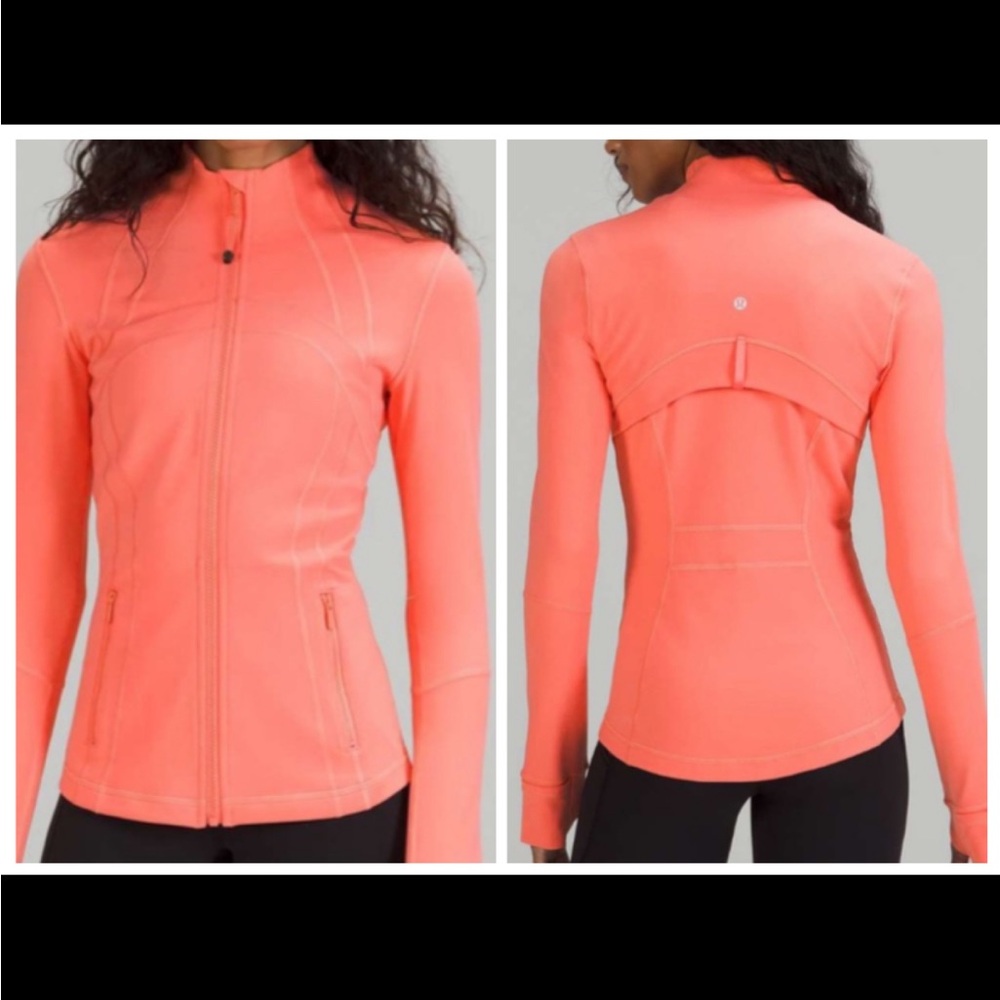 Lululemon Define Jacket *Luon Raspberry Cream size 6. NWOT.